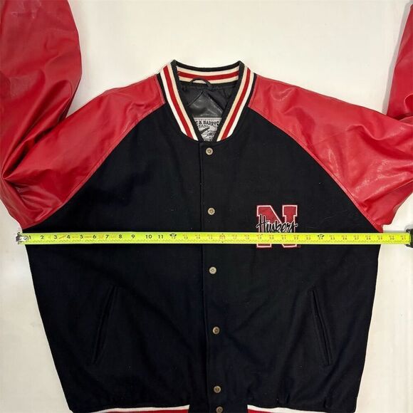 Vintage Steve & Barry's Nebraska Huskers Varsity Jacket‎ XL - Picture 10 of 11